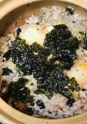 雑穀米プラスの餅入り雑炊-レシピのメイン写真