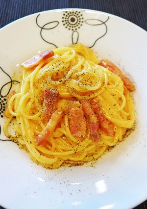 カルボナーラ-レシピのメイン写真