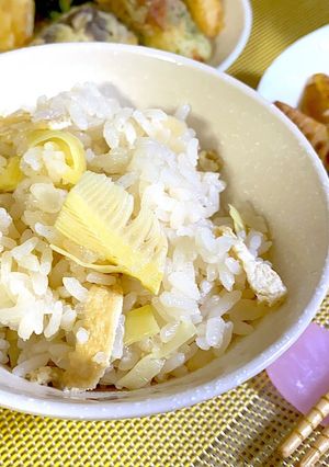 薄口醤油のたけのこご飯-レシピのメイン写真