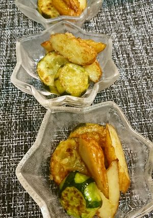 さつま揚げとズッキーニの酢醤油漬け-レシピのメイン写真