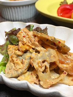 れんこんのキムチマヨ和え-レシピのメイン写真