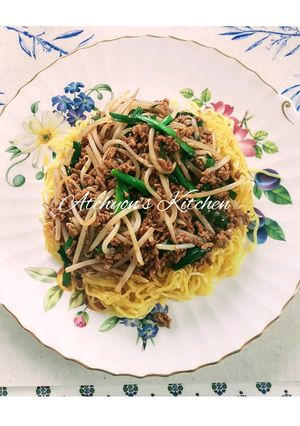 簡単！甘味が美味な肉味噌あんかけ焼きそば-レシピのメイン写真