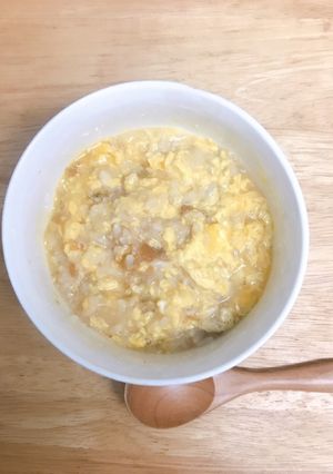 麺つゆで梅雑炊-レシピのメイン写真