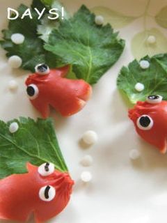 ウインナー飾り切り✿金魚✿(キャラ弁)-レシピのメイン写真