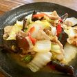 豚肉とはくさいの甘酢炒め