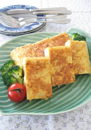 【スペイン料理】ジャガイモのオムレツ-レシピのメイン写真