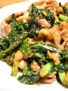 カリーノケールと豚肉の味噌バター炒め-レシピのメイン写真