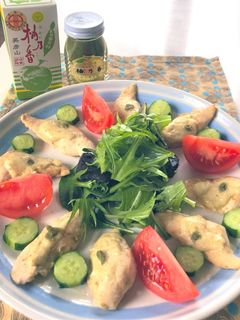 鶏のささみの柚子胡椒マヨ焼き-レシピのメイン写真