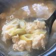 余った鶏団子のタネで☆簡単中華スープ
