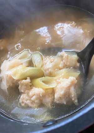 余った鶏団子のタネで☆簡単中華スープ-レシピのメイン写真