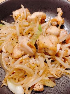 鶏肉ともやしの簡単中華炒め-レシピのメイン写真