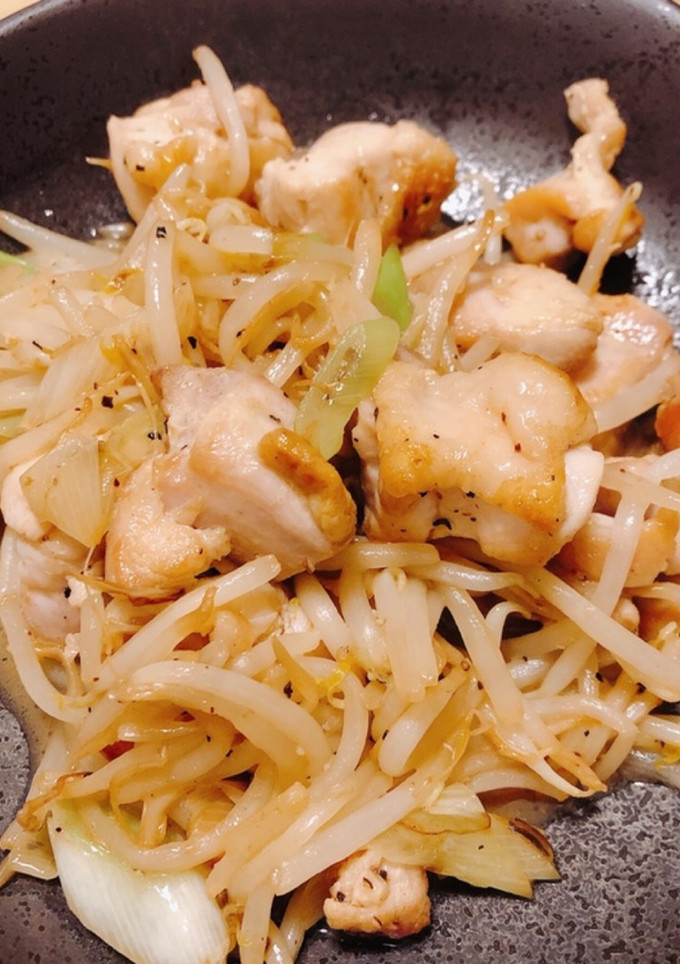 鶏肉ともやしの簡単中華炒め-レシピのメイン写真