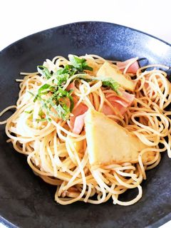 筍とベーコンの和風パスタ-レシピのメイン写真