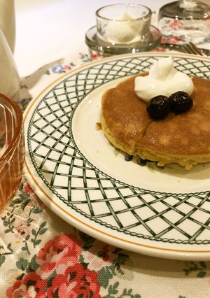 ローカーボ　ふんわりパンケーキ-レシピのメイン写真