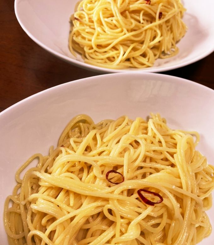 ペペロンチーノ】簡単☆にんにくチューブ by ぐで99 【クックパッド