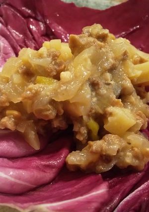 ラディッキオ肉包み-レシピのメイン写真