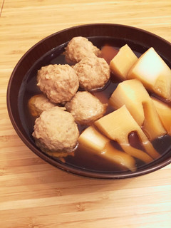 肉団子と筍の仲良し煮込み-レシピのメイン写真