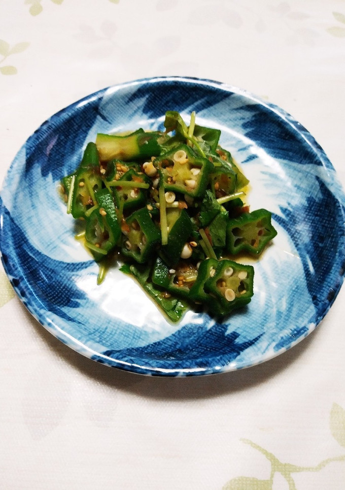 オクラと三葉の和え物-レシピのメイン写真