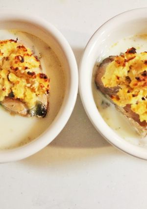 美容に効く！ラク豆乳ゴマ味噌サバスープ-レシピのメイン写真