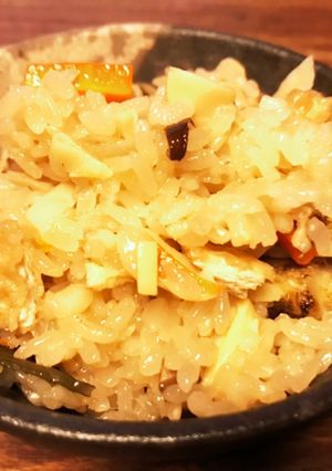 調理実習の炊き込みご飯-レシピのメイン写真