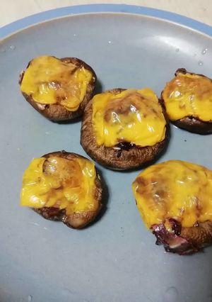 ラディッキオの椎茸チーズ焼き-レシピのメイン写真