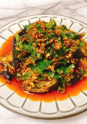 レンチンで☆茄子のピリ辛香味冷菜-レシピのメイン写真