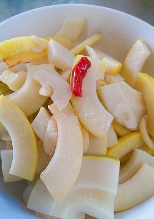 タケノコペペロンチーノ-レシピのメイン写真