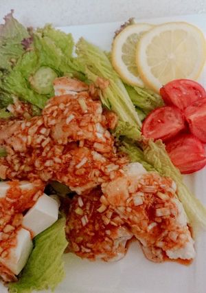 簡単☆美味しい☆鶏むね肉の中華ねぎソース-レシピのメイン写真