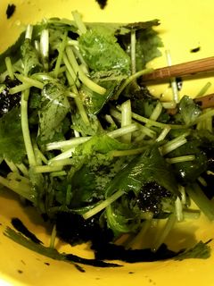 三つ葉焼き海苔和え-レシピのメイン写真