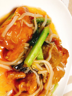 超簡単!冷凍から揚げの野菜あんかけ-レシピのメイン写真