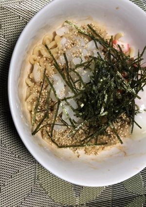 プチッと鍋で油そば(キムチ味)-レシピのメイン写真