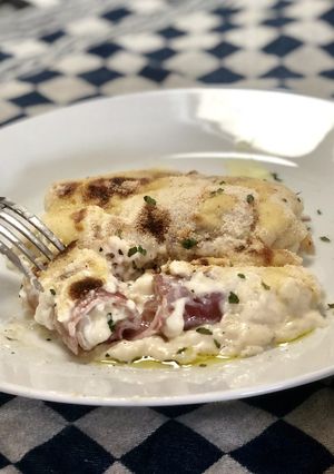 バスク風ネギのオーブン焼き-レシピのメイン写真