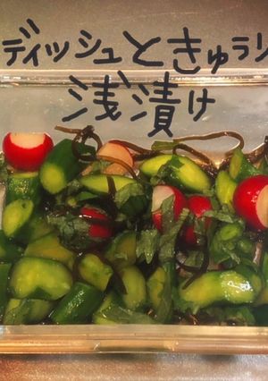 ラディッシュときゅうりの浅漬け-レシピのメイン写真