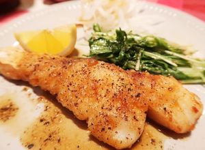 タラのムニエル~バター醤油のレモン風味♪-レシピのメイン写真