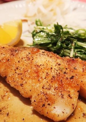 タラのムニエル~バター醤油のレモン風味♪-レシピのメイン写真