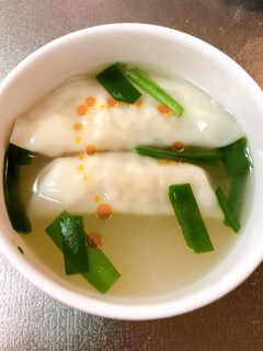 簡単水餃子スープ-レシピのメイン写真