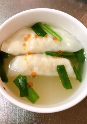 簡単水餃子スープ-レシピのメイン写真