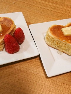 ハート♥️ホットケーキ-レシピのメイン写真