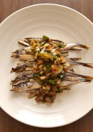 ししゃもとゴボウのよだれ鶏風-レシピのメイン写真
