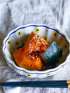 レンジで簡単 南瓜の煮付け-レシピのメイン写真