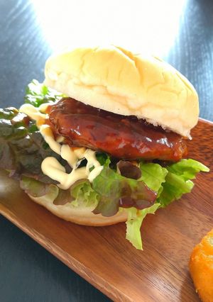 簡単テリヤキバーガー-レシピのメイン写真