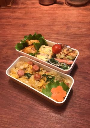 お弁当・47かっちゃん杉さんカレー炒飯-レシピのメイン写真