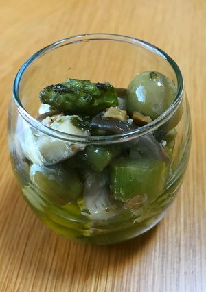 椎茸とアスパラのオリーブ煮-レシピのメイン写真
