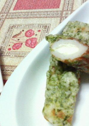 ワサビ醤油ＤＥ✿クリーム❀ちくわ天✿-レシピのメイン写真