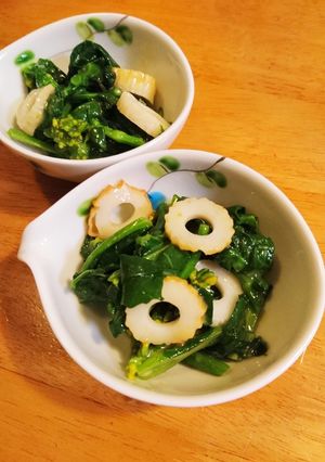 のらぼう菜の酢みそ和え♪-レシピのメイン写真