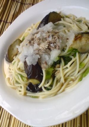 ☆鯖缶パスタ☆（鯖おろし冷製パスタ）-レシピのメイン写真