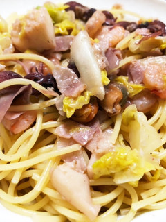 春キャベツとホタルイカのパスタ-レシピのメイン写真