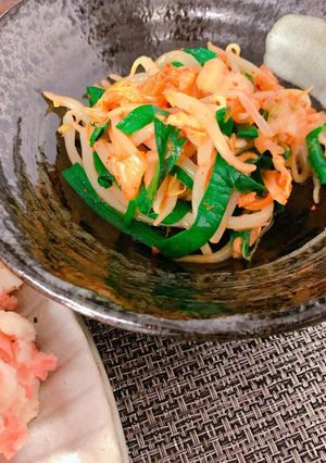 もやしとニラで☆キムチのナムル◡̈⋆*-レシピのメイン写真
