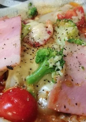 皮パリ楽ピザ♡-レシピのメイン写真