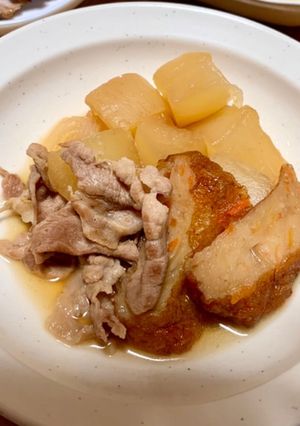 大根と豚肉とさつま揚げの煮物☆-レシピのメイン写真